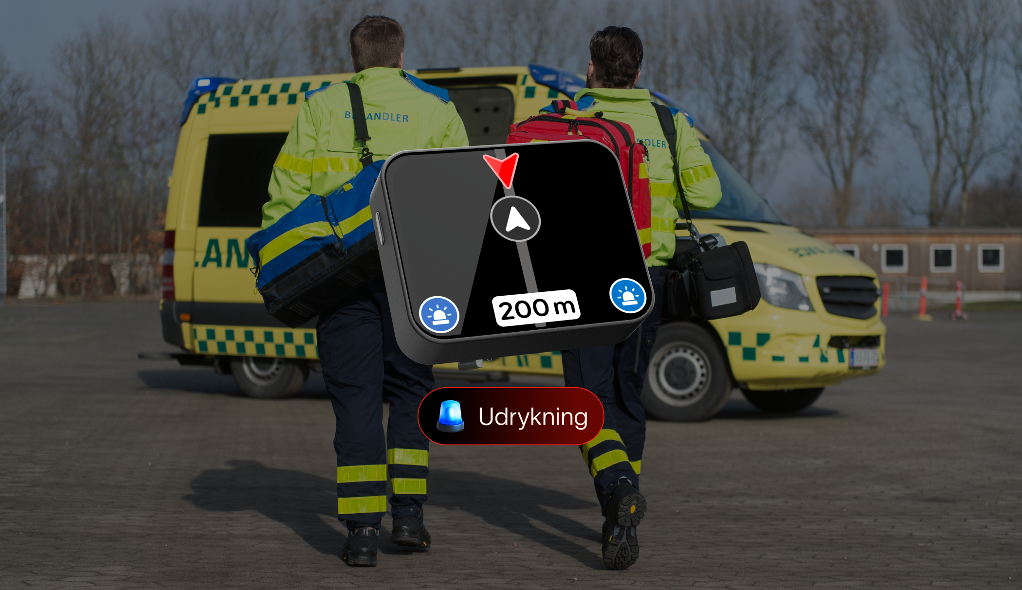Kæmpe nyhed: Ny udrykningsfunktion skal bane vejen for ambulancer og brandbiler i trafikken