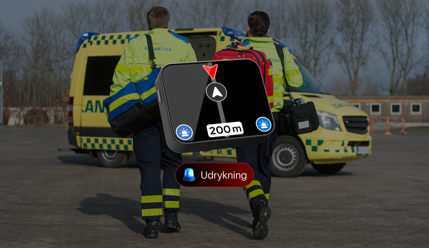 Kæmpe nyhed: Ny udrykningsfunktion skal bane vejen for ambulancer og brandbiler i trafikken